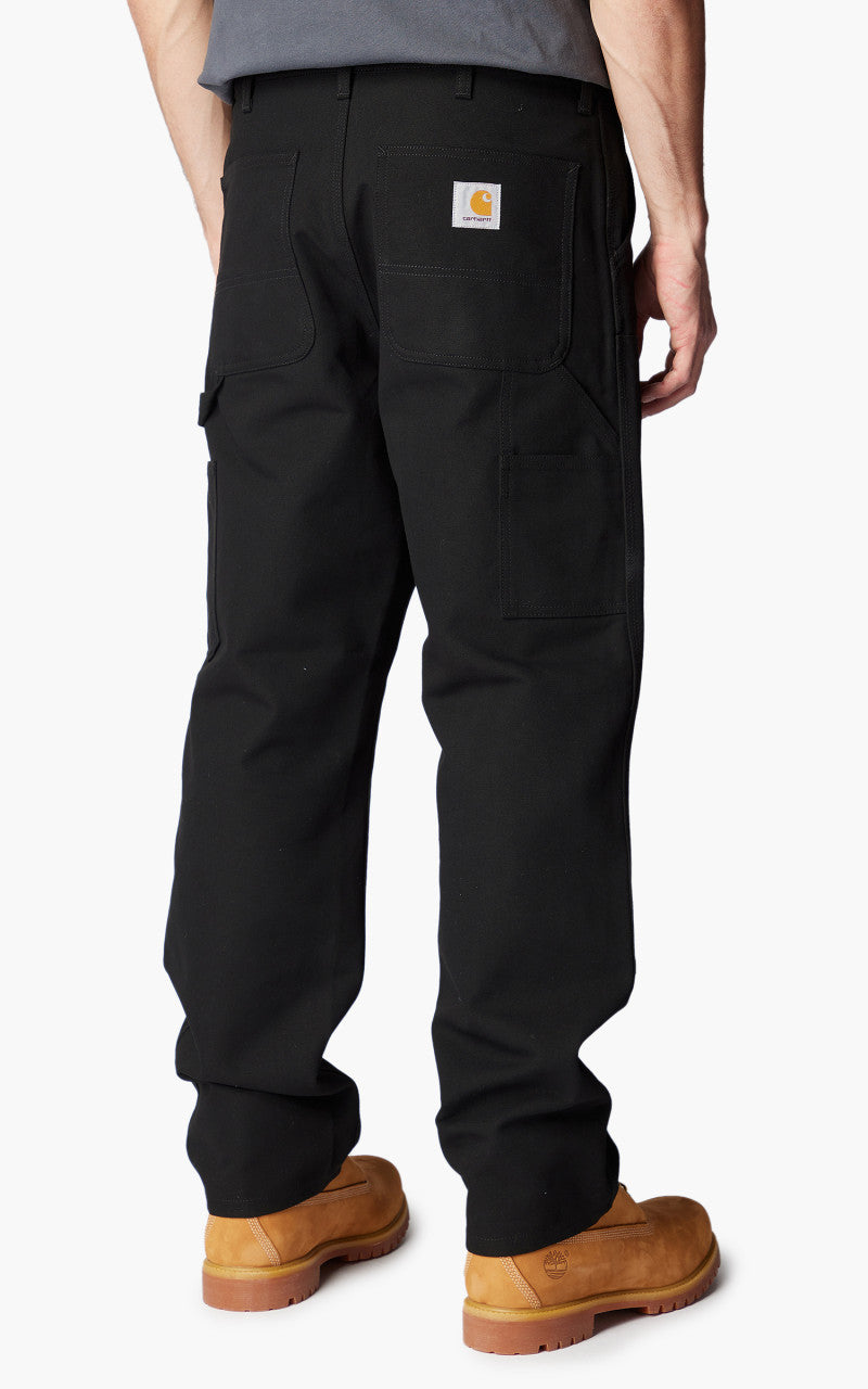 Carhartt WIP Double Knee Pant Dearborn Canvas Black Rigid