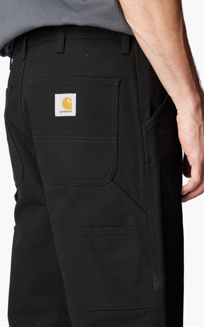 Carhartt WIP Double Knee Pant Dearborn Canvas Black Rigid