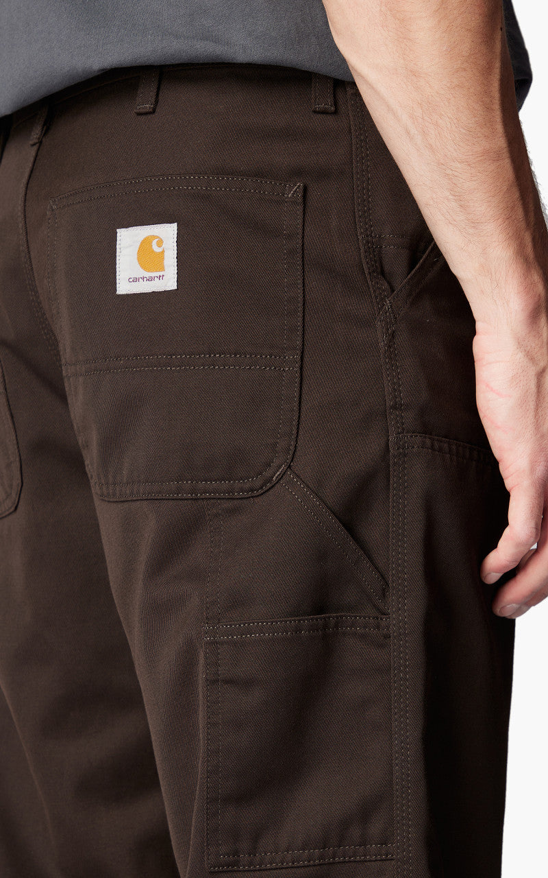 Carhartt WIP Double Knee Pant Denison Twill Tobacco Rinsed