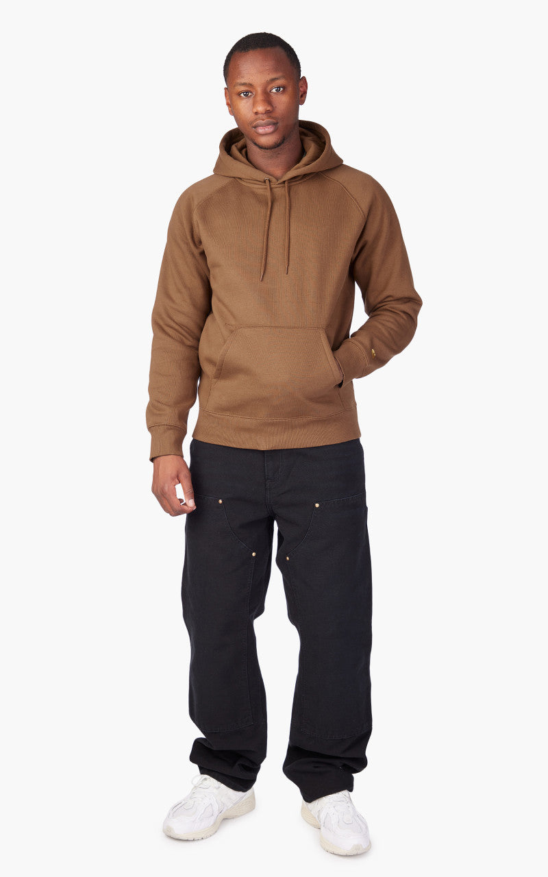 Carhartt WIP Hooded Chase Sweatshirt Tamarind/Gold