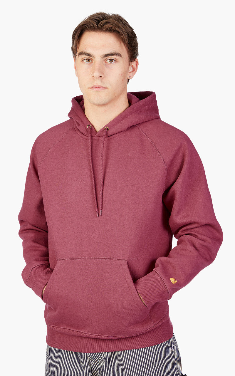 Carhartt WIP Hooded Chase Sweatshirt Punch/Gold