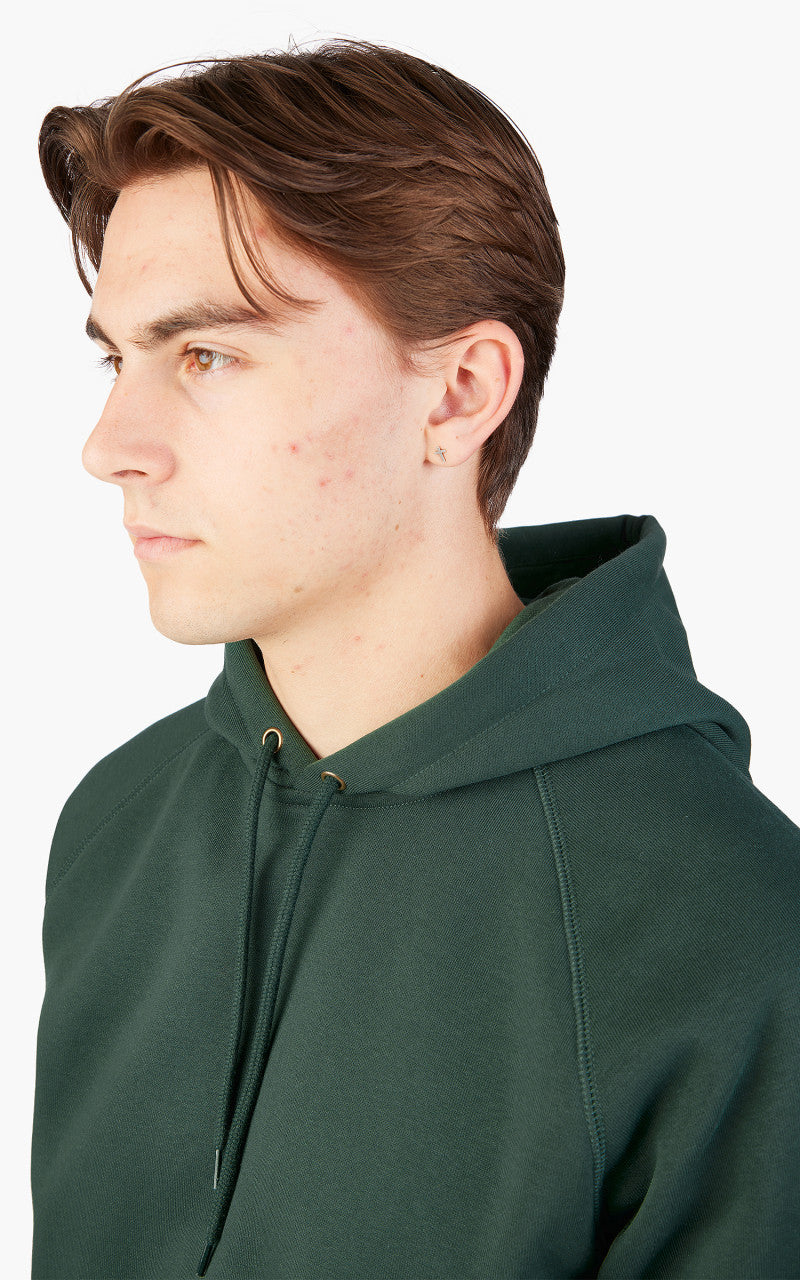 Carhartt WIP Hooded Chase Sweatshirt Discovery Green/Gold