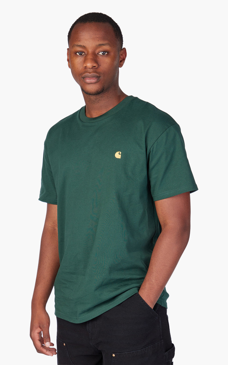 Carhartt WIP S/S Chase T-Shirt Discovery Green/Gold