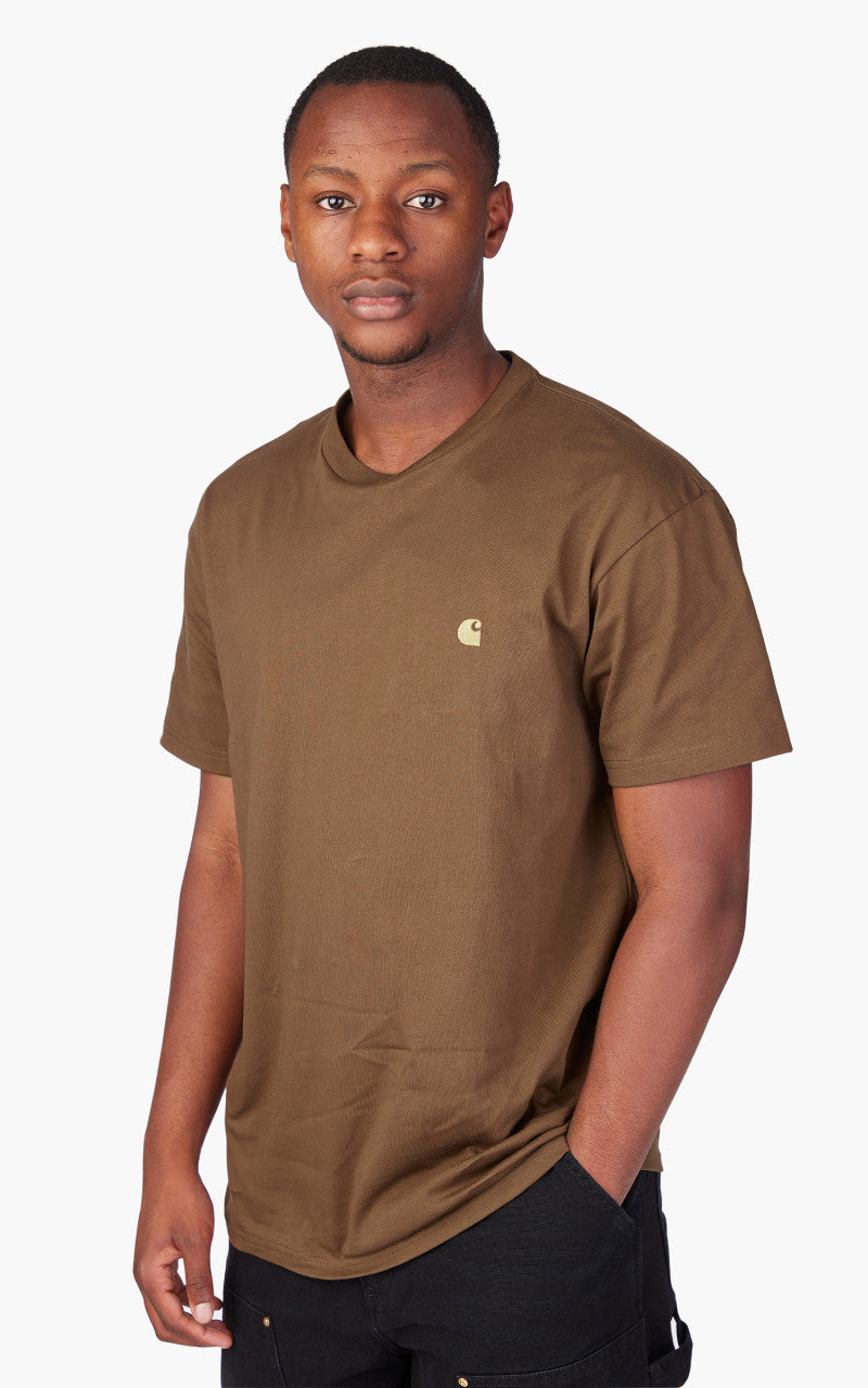 Carhartt WIP S/S Chase T-Shirt Tamarind/Gold