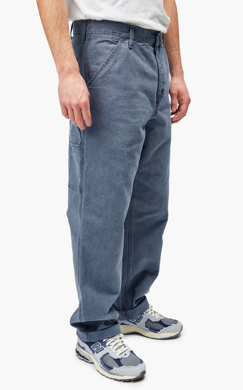 Carhartt WIP Single Knee Pant Dearborn Canvas Faded Storm Blue