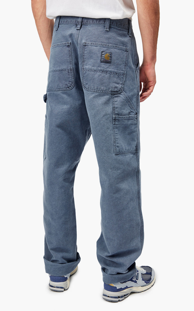 Carhartt WIP Single Knee Pant Dearborn Canvas Faded Storm Blue