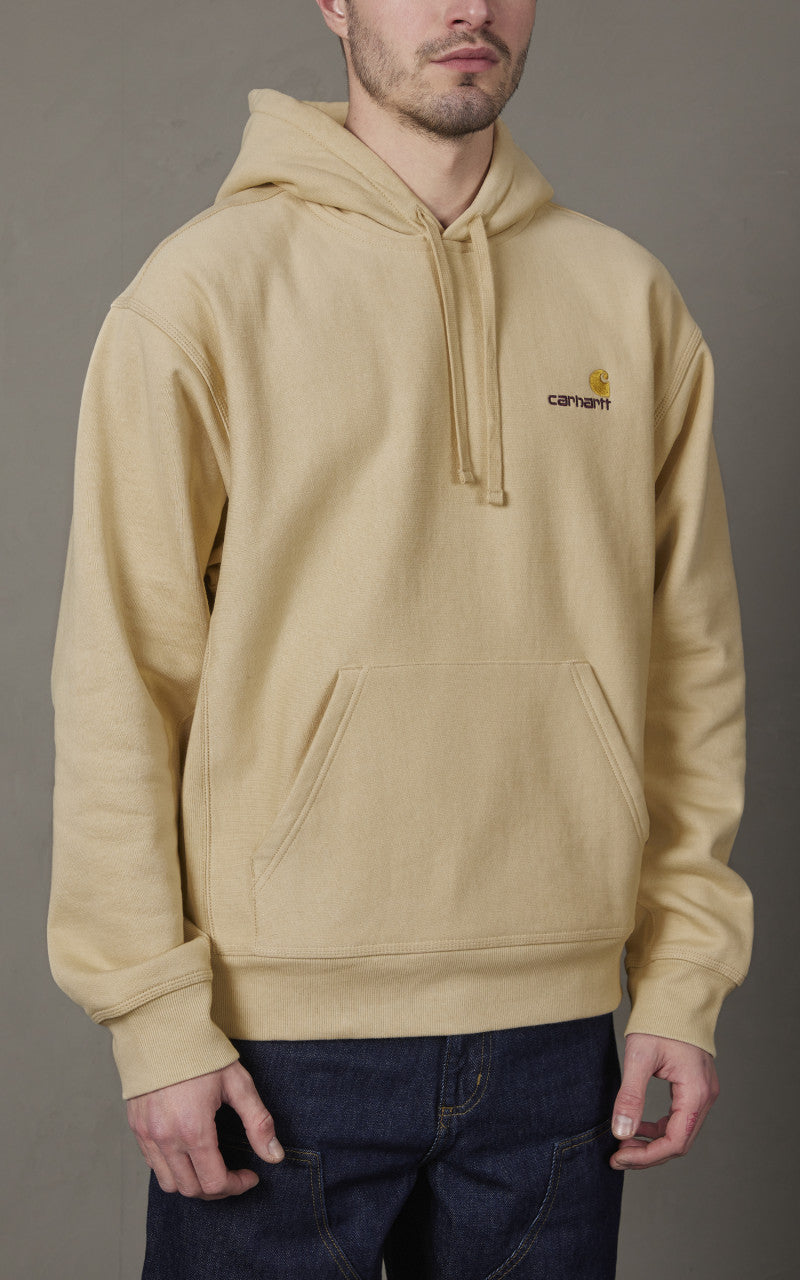 Carhartt WIP Hooded American Script Sweatshirt Rattan