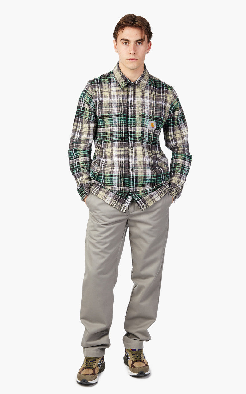 Carhartt WIP L/S Valmon Check Shirt Valmon Check/Botanic
