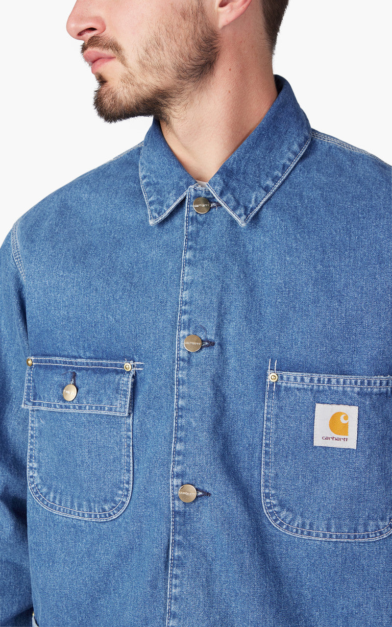 Carhartt WIP OG Chore Coat Norco Denim Blue Stone Washed