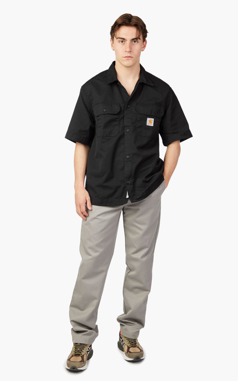 Carhartt WIP S/S Craft Shirt Black Rinsed