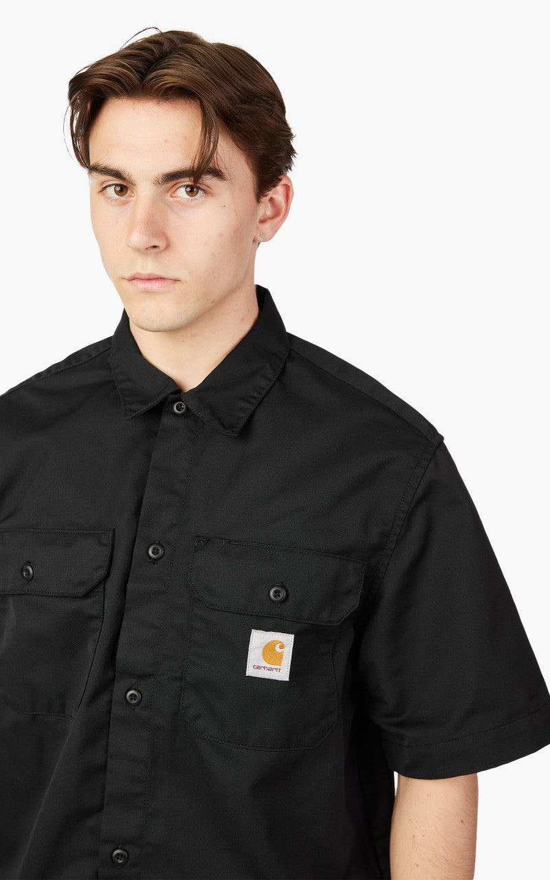 Carhartt WIP S/S Craft Shirt Black Rinsed
