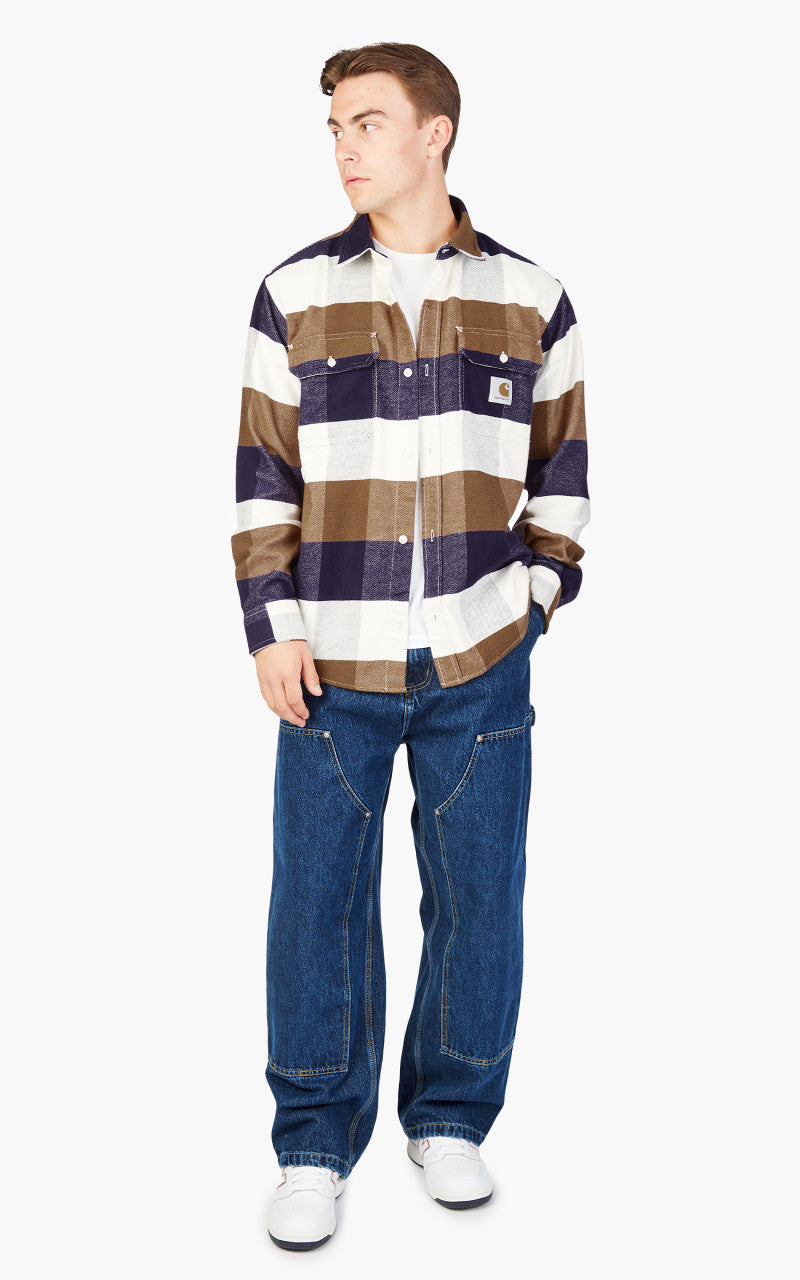Carhartt WIP L/S Lyman Shirt Lyman Check/Cassis