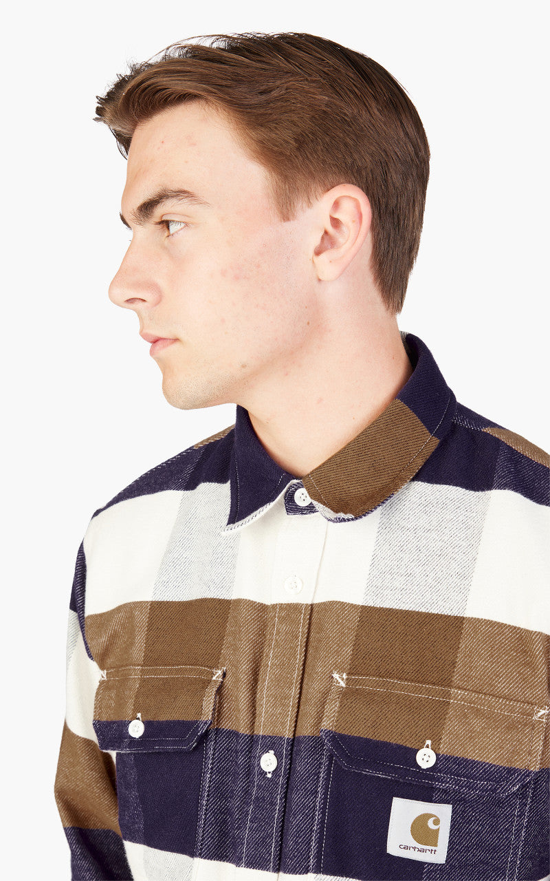 Carhartt WIP L/S Lyman Shirt Lyman Check/Cassis