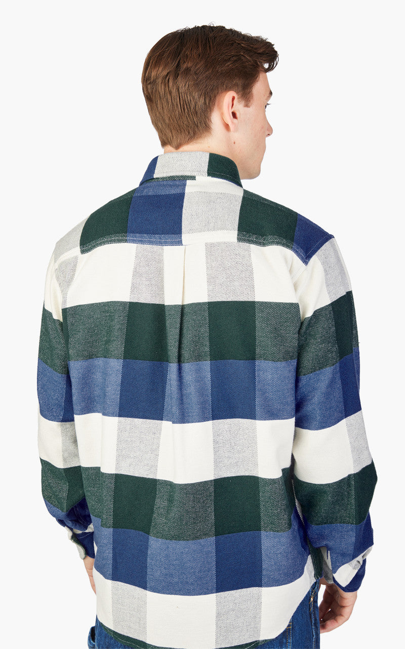 Carhartt WIP L/S Lyman Shirt Lyman Check/Discovery Green