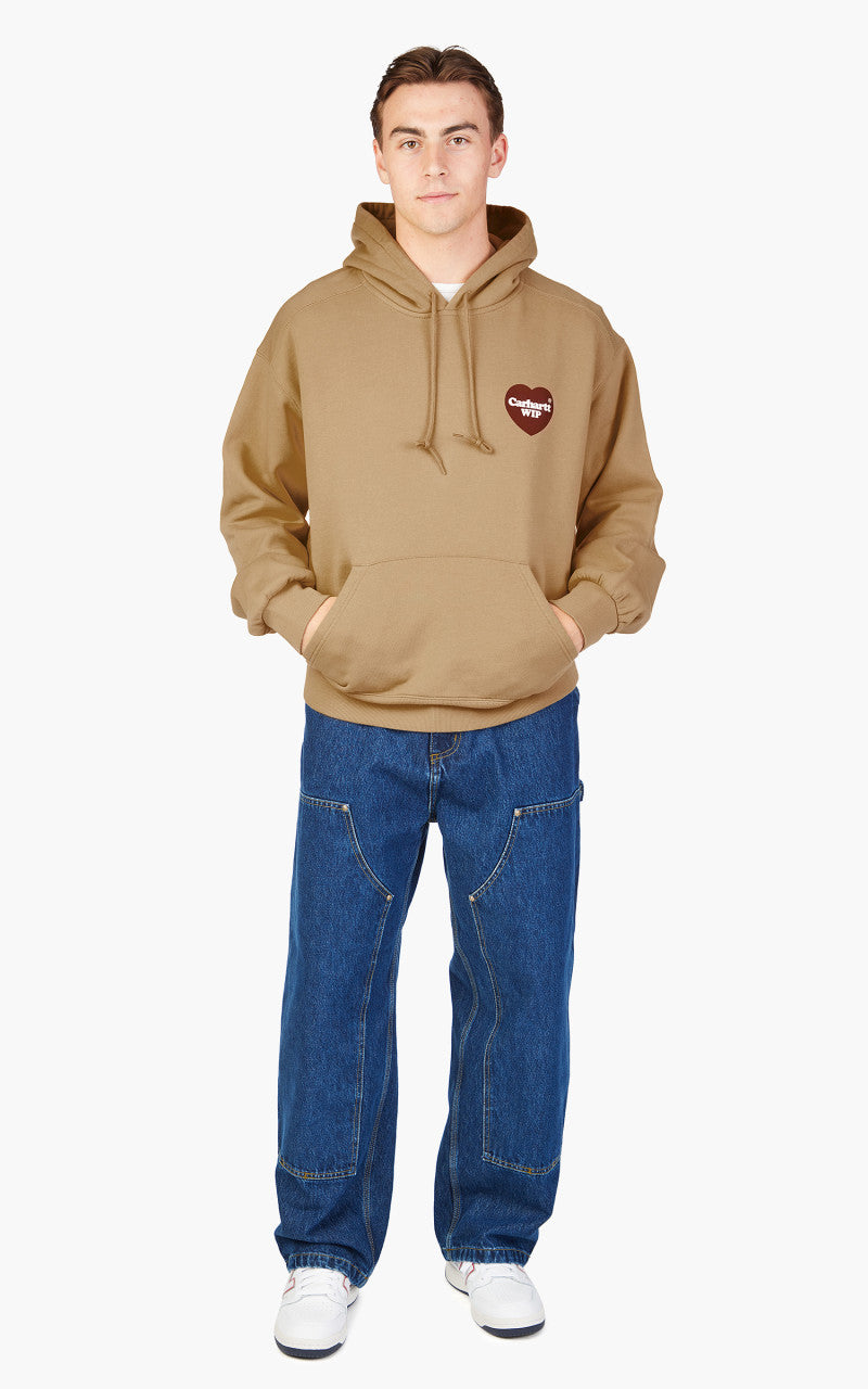 Carhartt WIP Hooded Heart Sweat Dusty H Brown