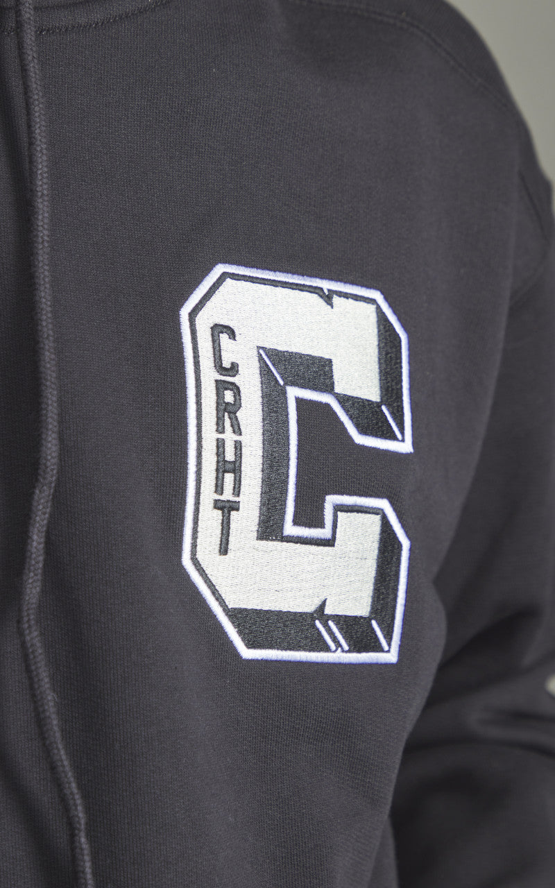 Carhartt WIP Hooded Brown Ducks Sweatshirt Black