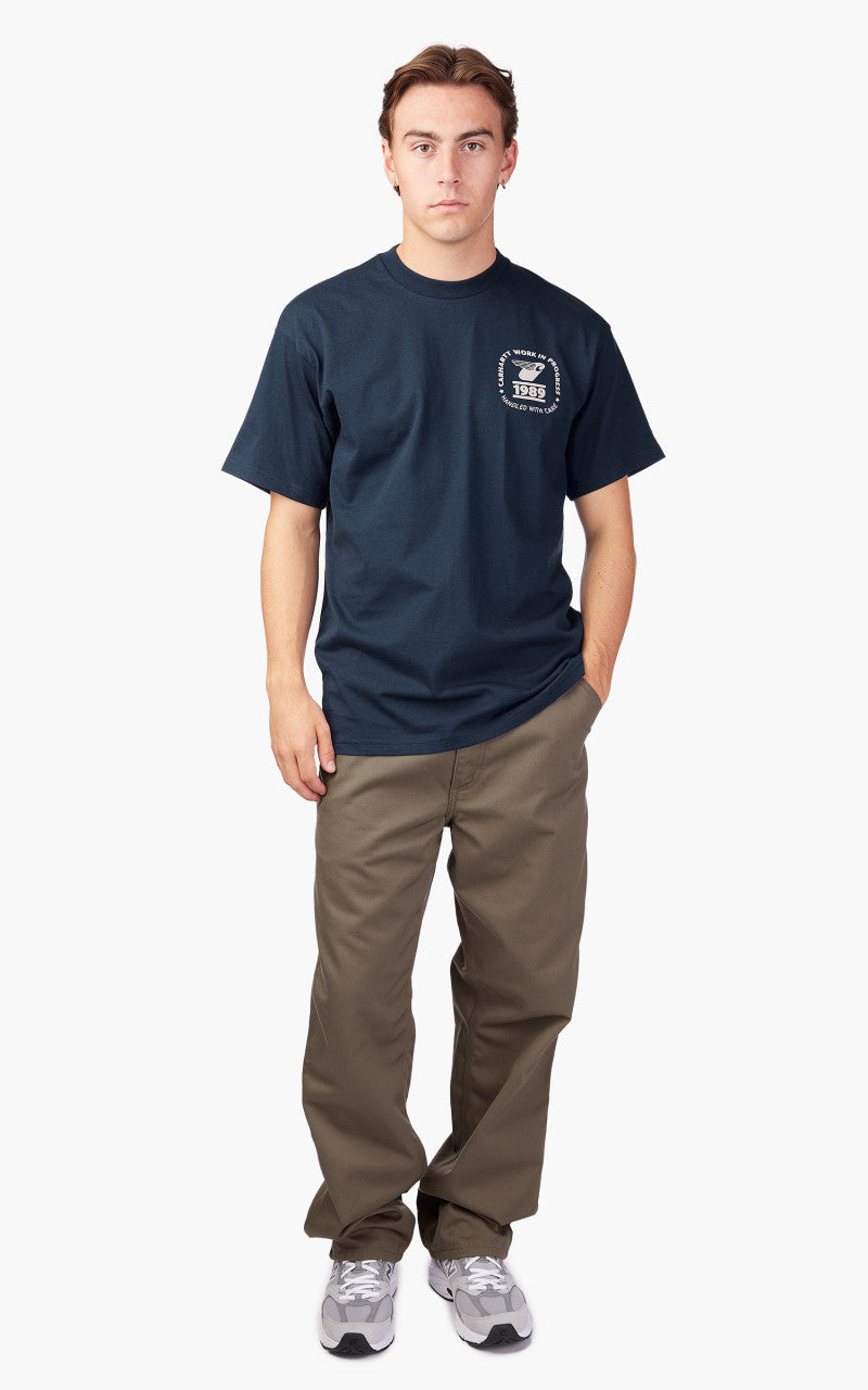 Carhartt WIP S/S Stamp State T-Shirt Blue/Grey