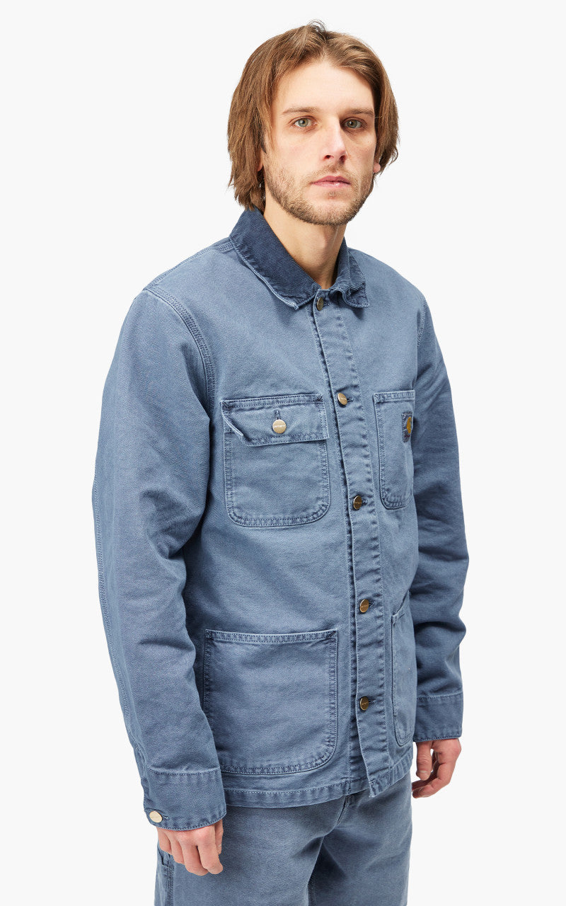 Carhartt WIP Michigan Coat Storm Blue Faded