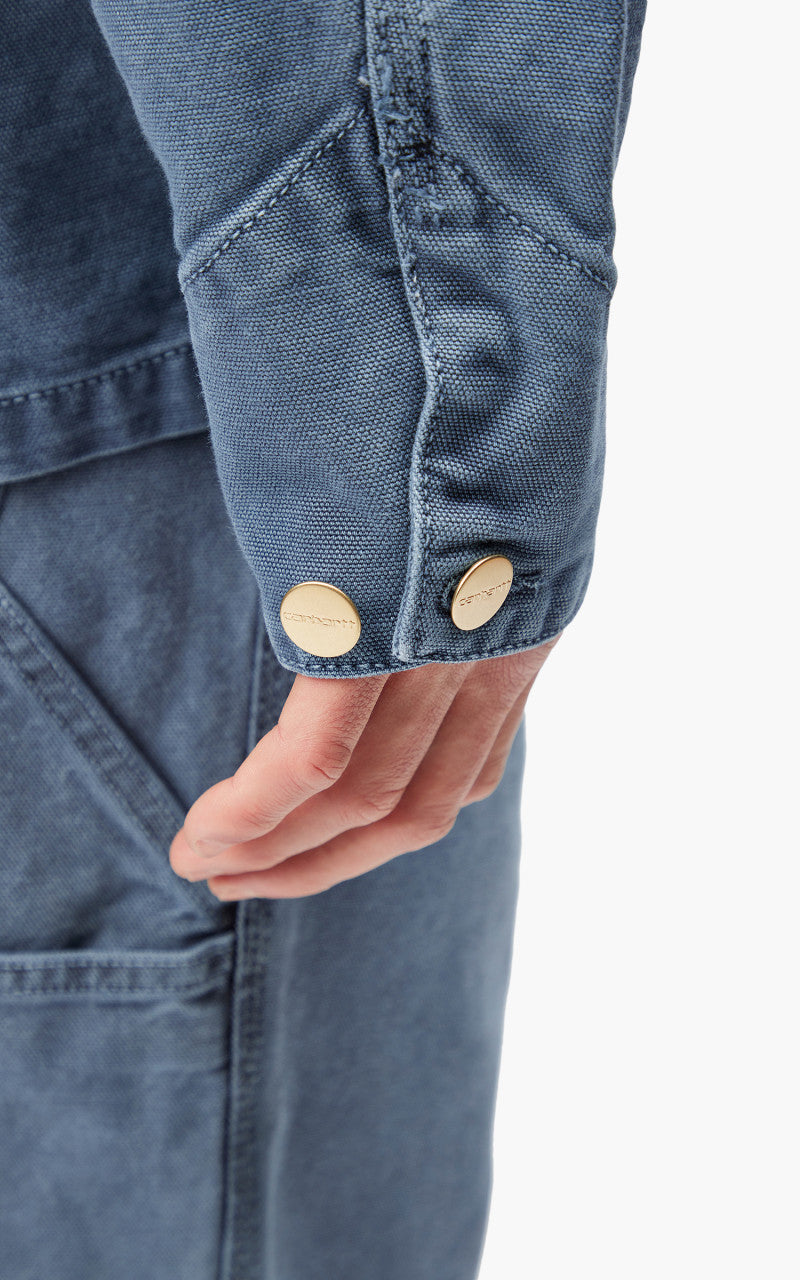 Carhartt WIP Michigan Coat Storm Blue Faded