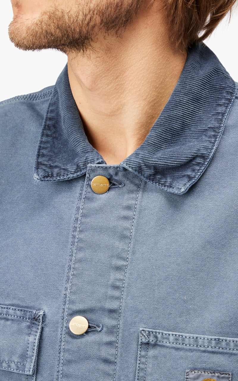 Carhartt WIP Michigan Coat Storm Blue Faded