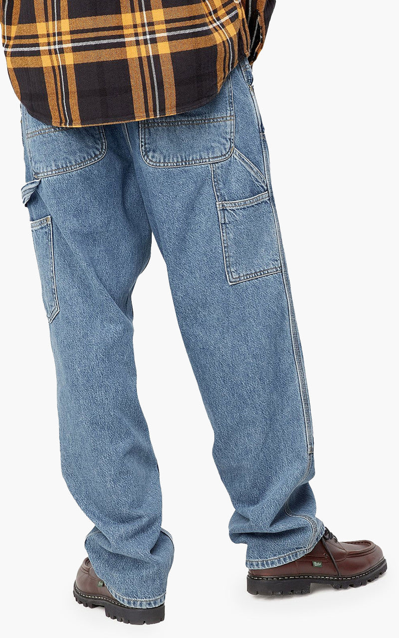 Carhartt WIP Double Knee Pant Fairfield Denim Heavy Stone Washed Blue