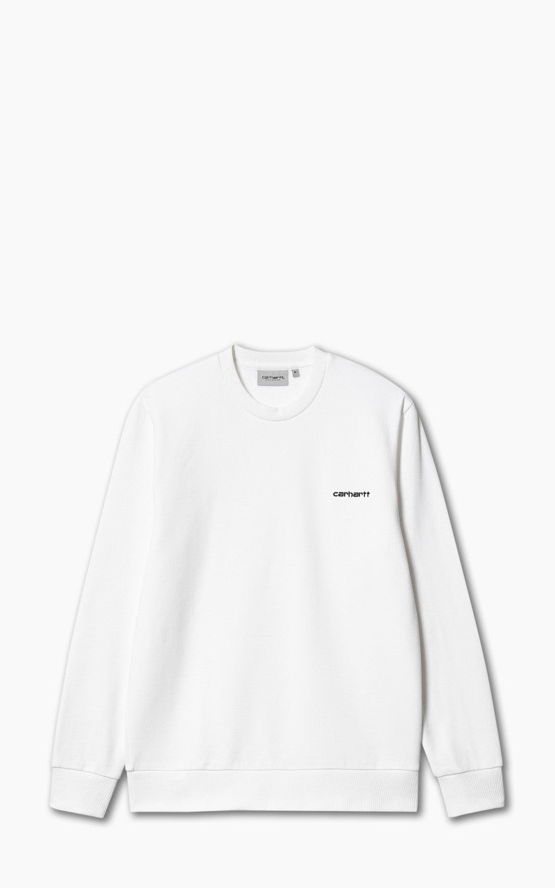 Carhartt WIP Script Embroidery Sweat White/Black