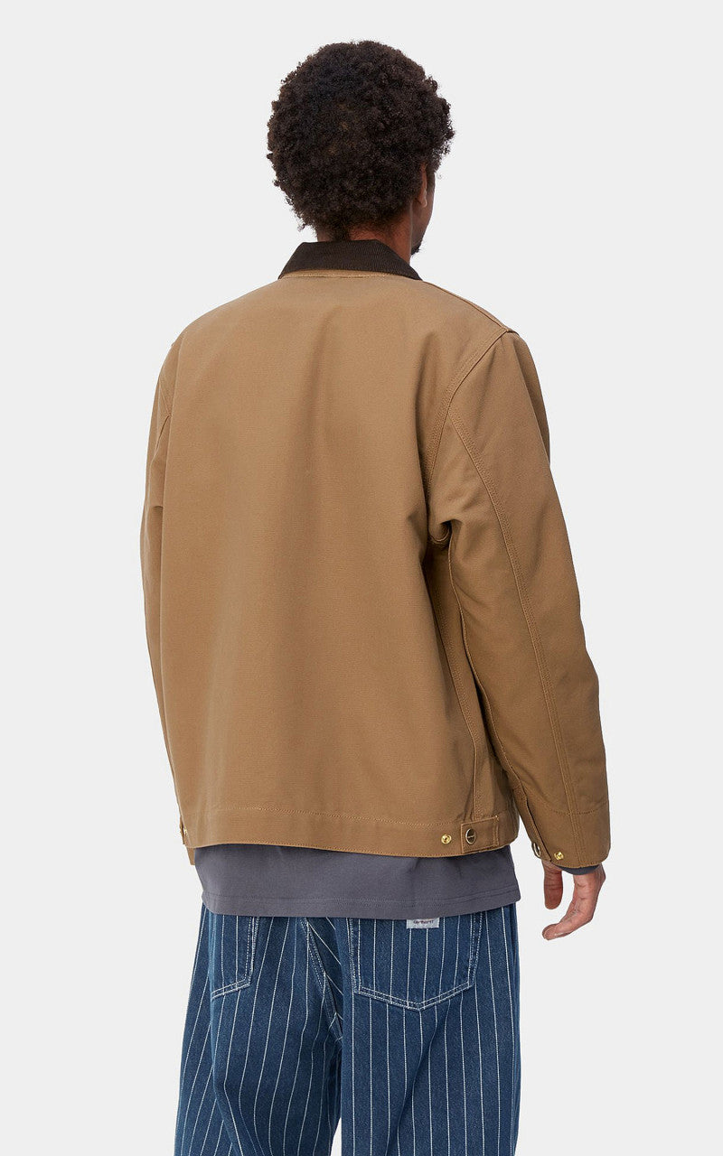 Carhartt WIP Detroit Jacket Dearborn Canvas Rigid Hamilton Brown/Tobacco
