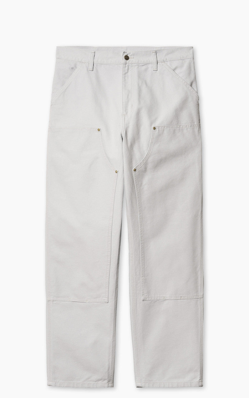 Carhartt WIP Double Knee Pant Dearborn Canvas Basalt Rinsed