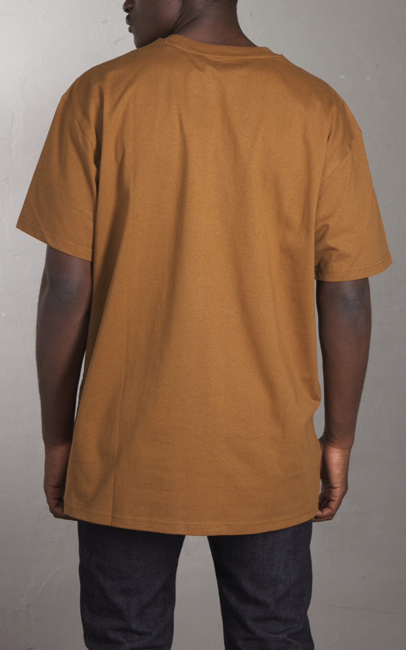 Carhartt WIP S/S American Script T-Shirt Hamilton Brown
