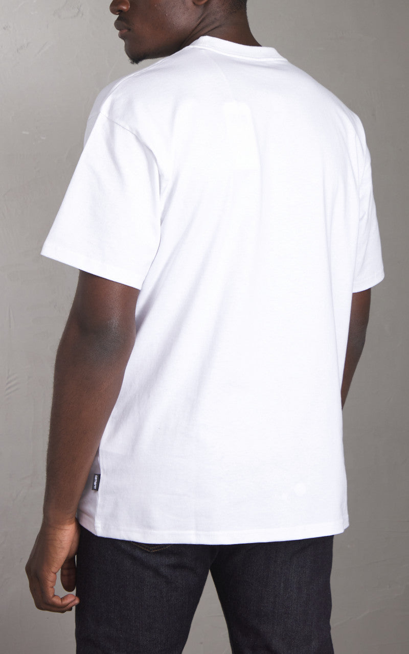Carhartt WIP S/S Heart Train Pocket T-Shirt White