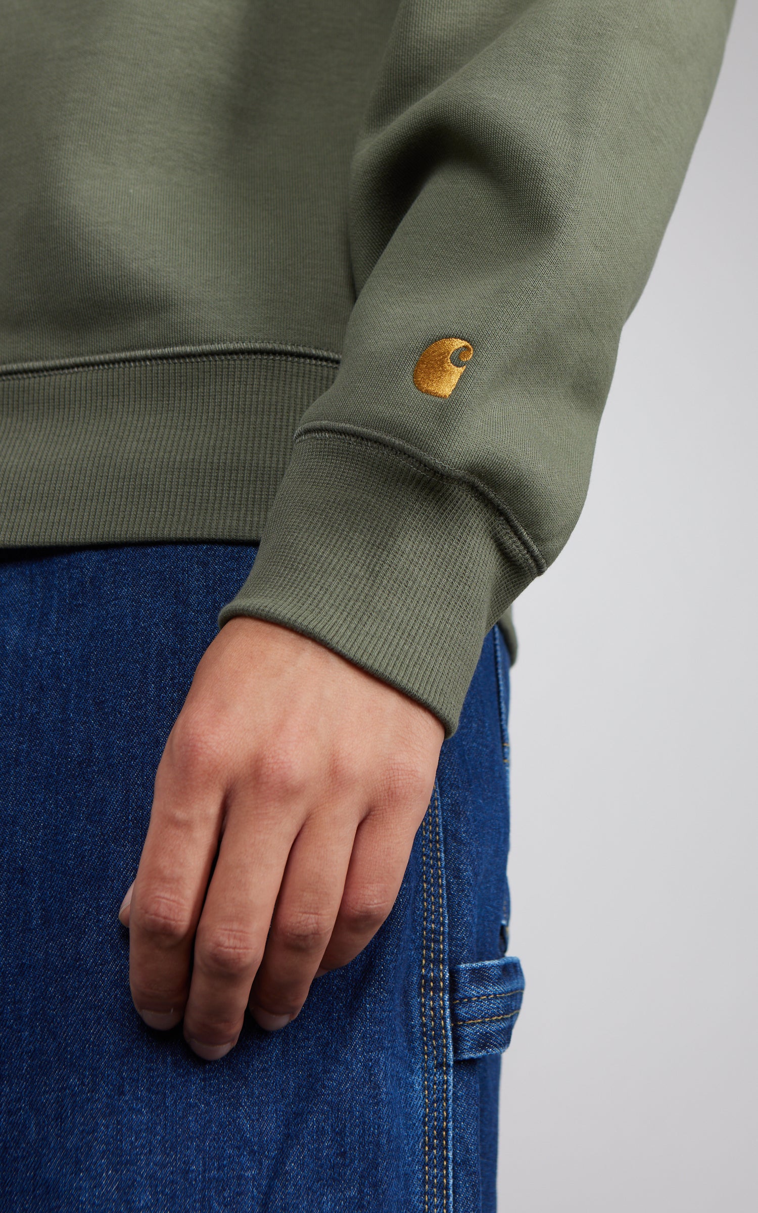 Carhartt WIP Chase Sweatshirt Leaf/Gold