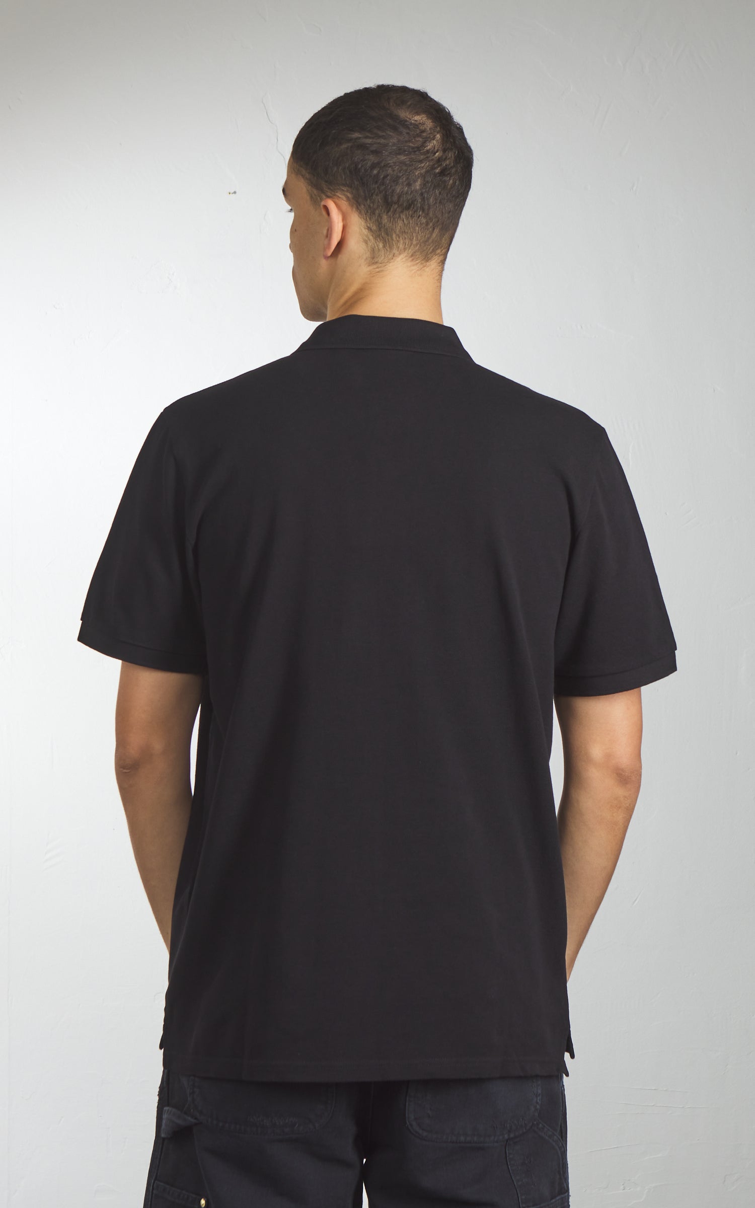 Carhartt WIP S/S Chase Pique Polo Black/Gold