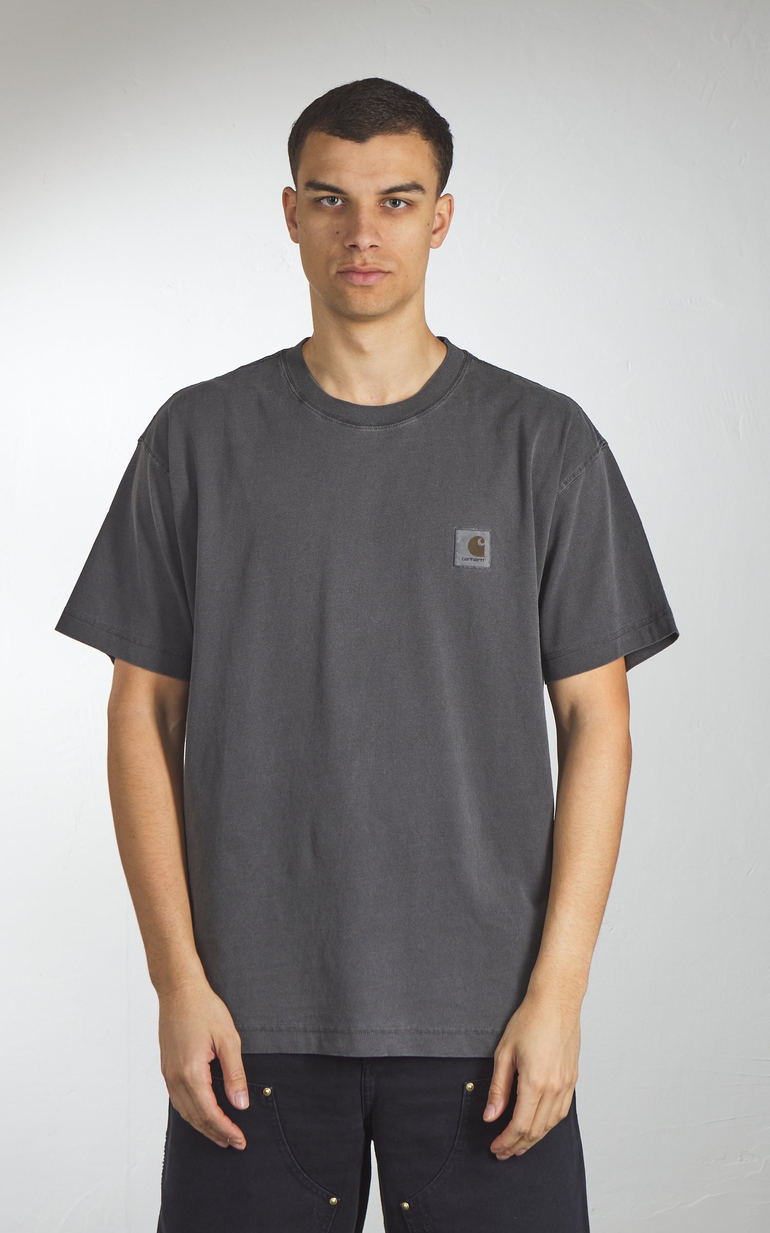 Carhartt WIP S/S Nelson T-Shirt Garment Dyed Black