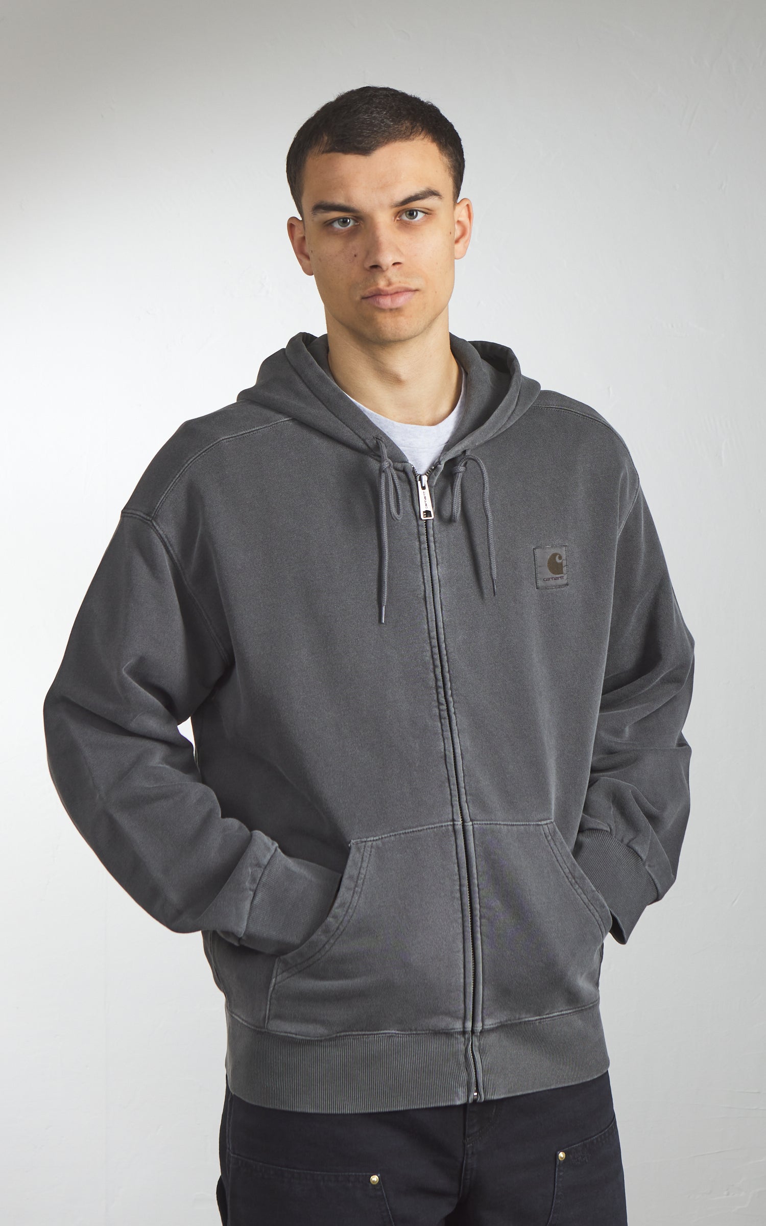 Carhartt WIP Hooded Nelson Jacket Black