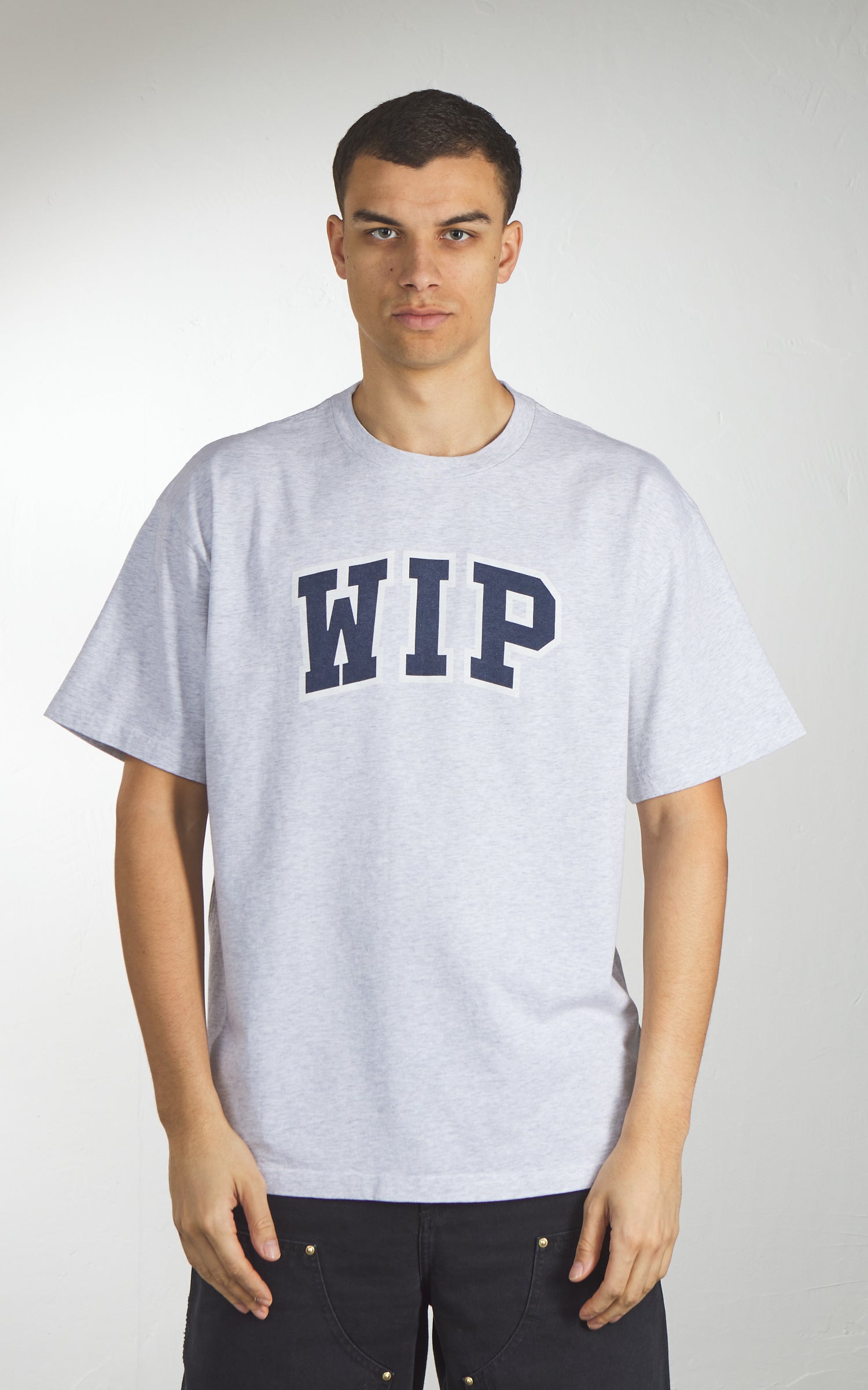 Carhartt WIP S/S WIP III T-Shirt Heavy Stone Wash Ash Heather