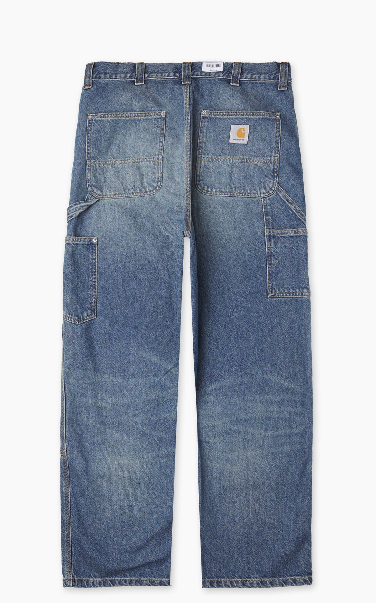 Carhartt WIP OG Double Knee Pant Bradenton Denim Grind Wash Blue