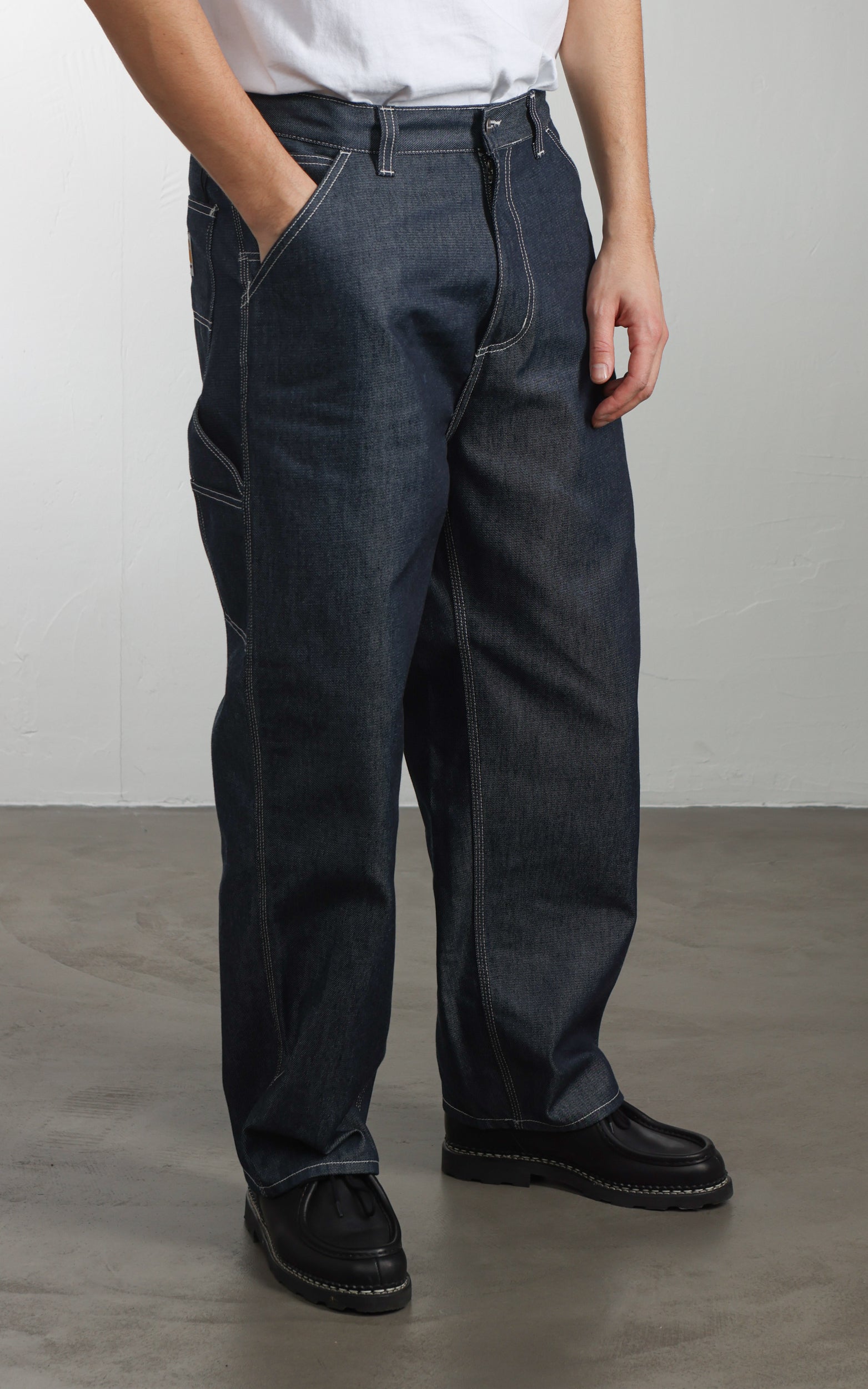 Carhartt WIP OG Single Knee Pant Melbourne Denim Blue Rigid