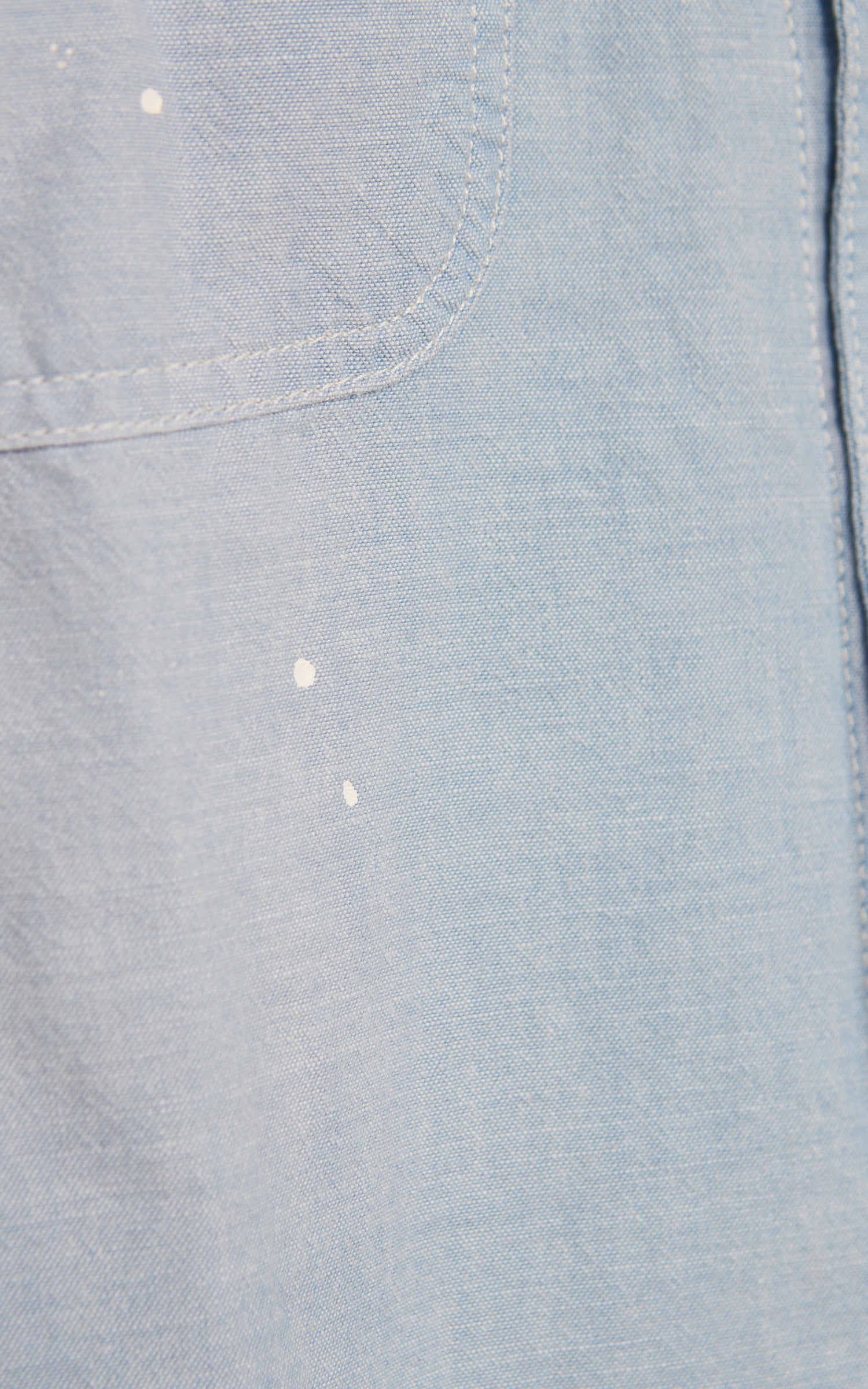 Carhartt WIP L/S Painter Shirt Winston Chambray Worn Used Splatter Blue