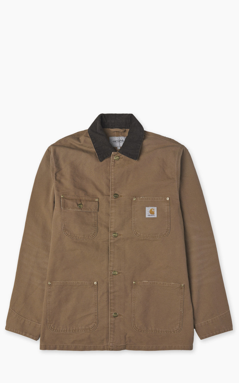 Carhartt WIP OG Chore Coat Dearborn Canvas Aged Hamilton Brown/Tobacco