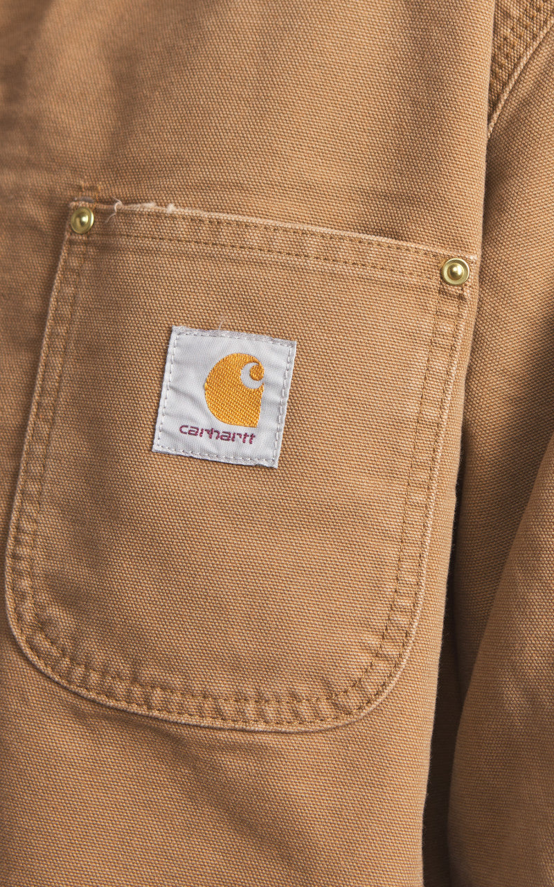 Carhartt WIP OG Chore Coat Dearborn Canvas Aged Hamilton Brown/Tobacco
