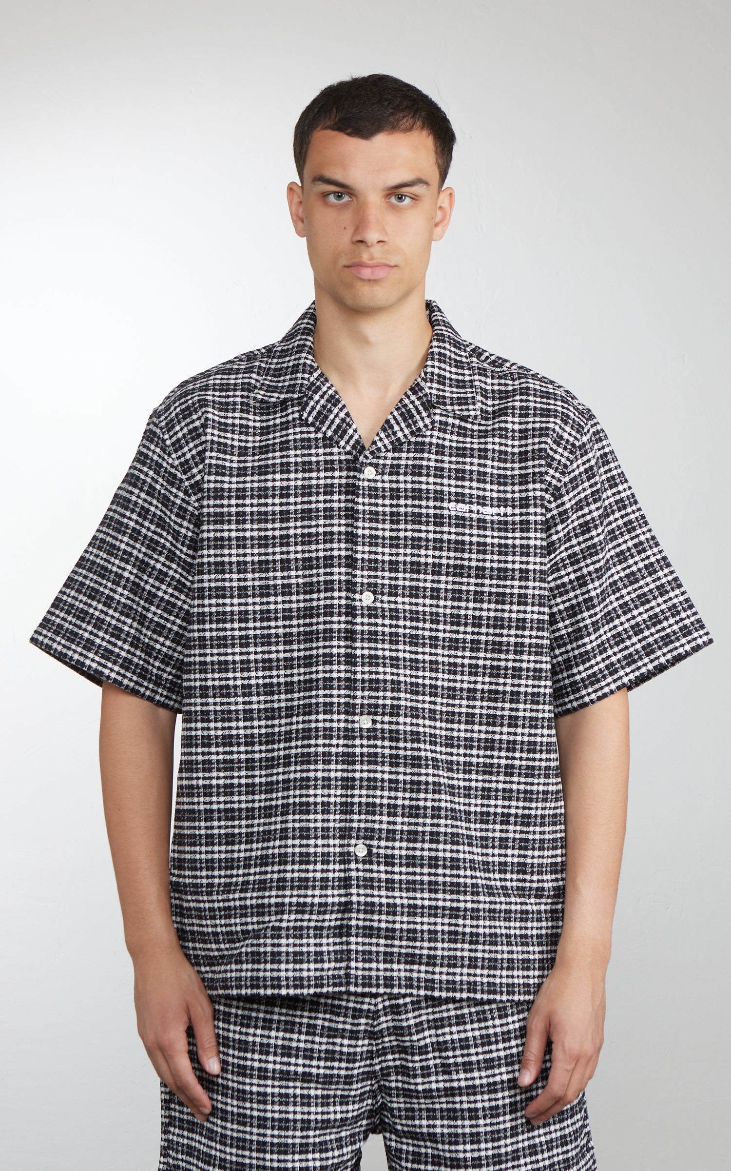 Carhartt WIP S/S Kander Shirt Kander Check/Black