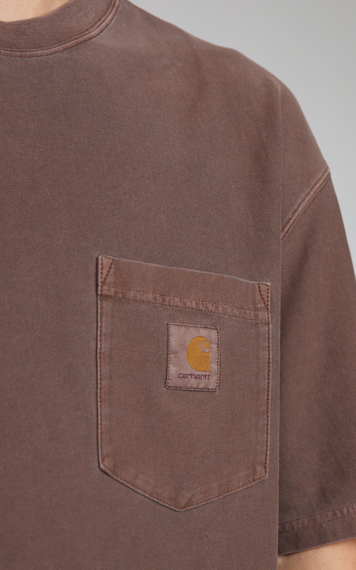 Carhartt WIP S/S Loose Pocket T-Shirt Garment Dyed Tobacco