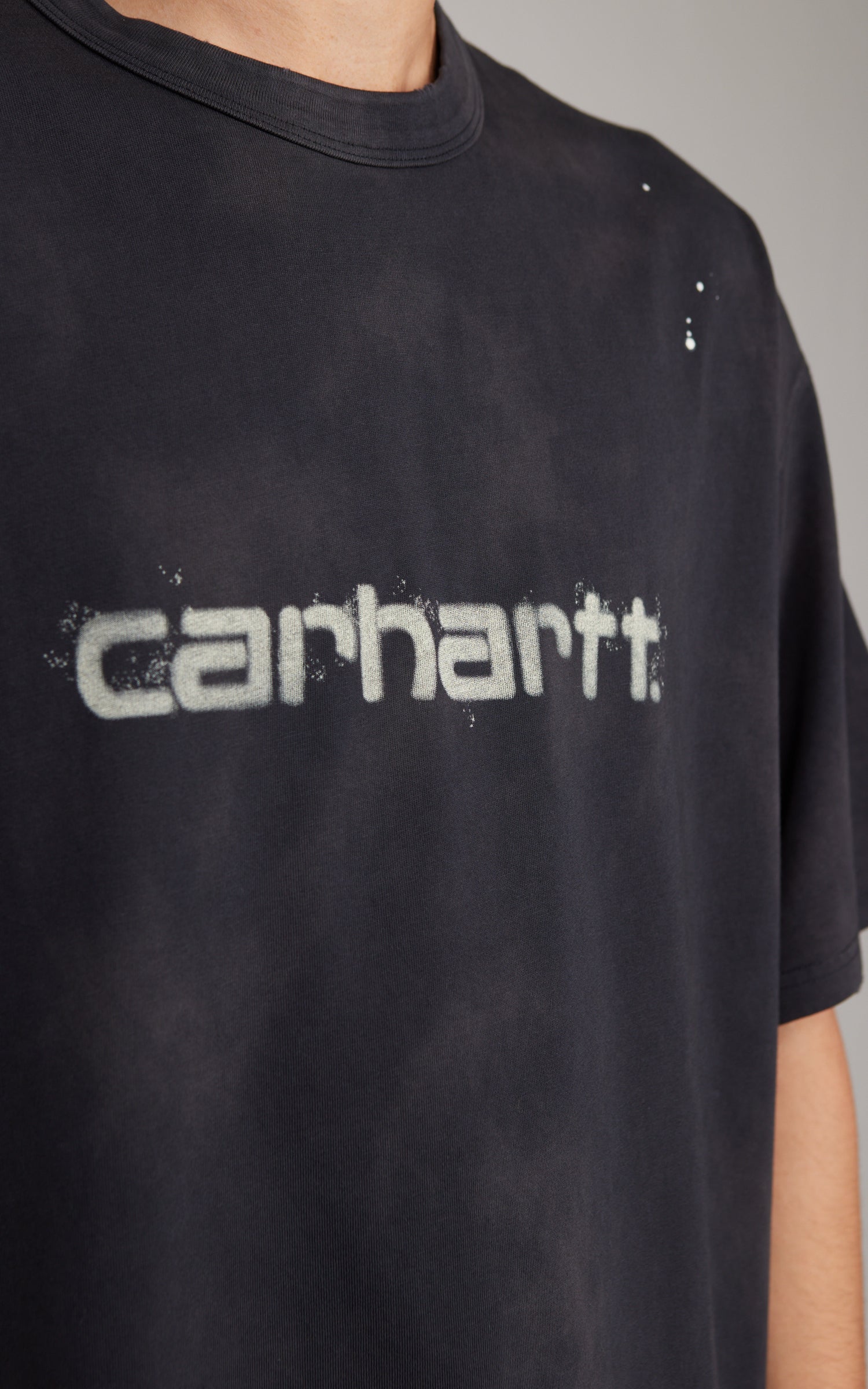 Carhartt WIP S/S Painter T-Shirt Destroy Wash Black Splatter
