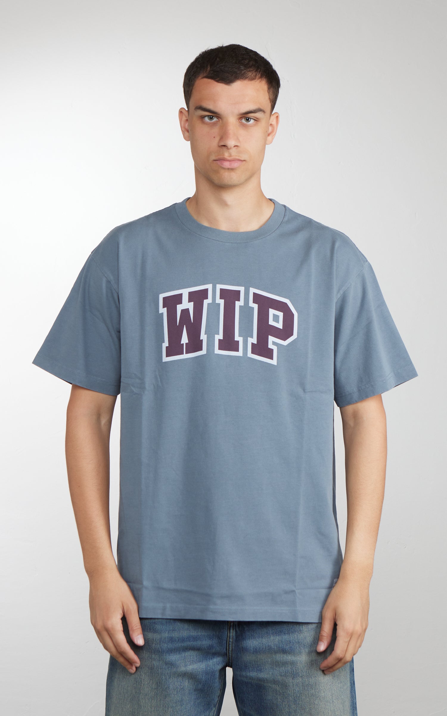 Carhartt WIP S/S WIP III T-Shirt Heavy Stone Wash Cozy Blue