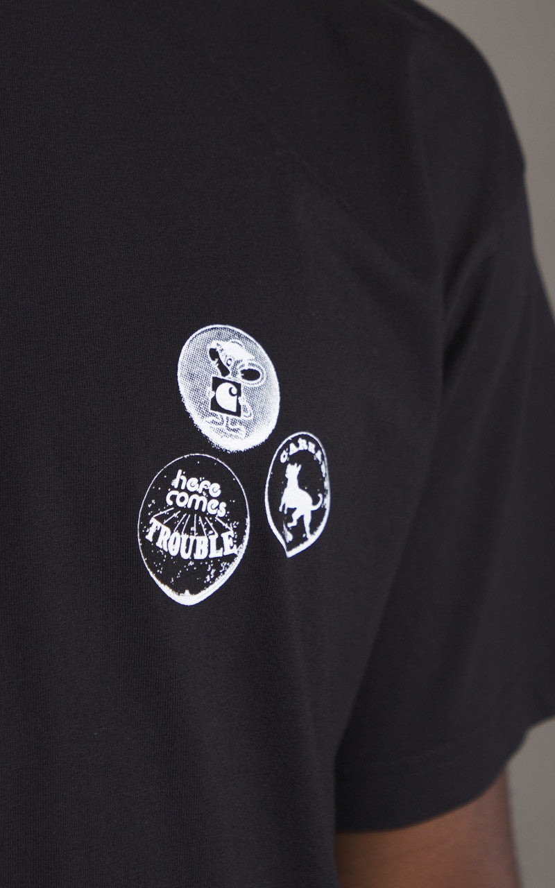 Carhartt WIP S/S Pins T-Shirt Black/White