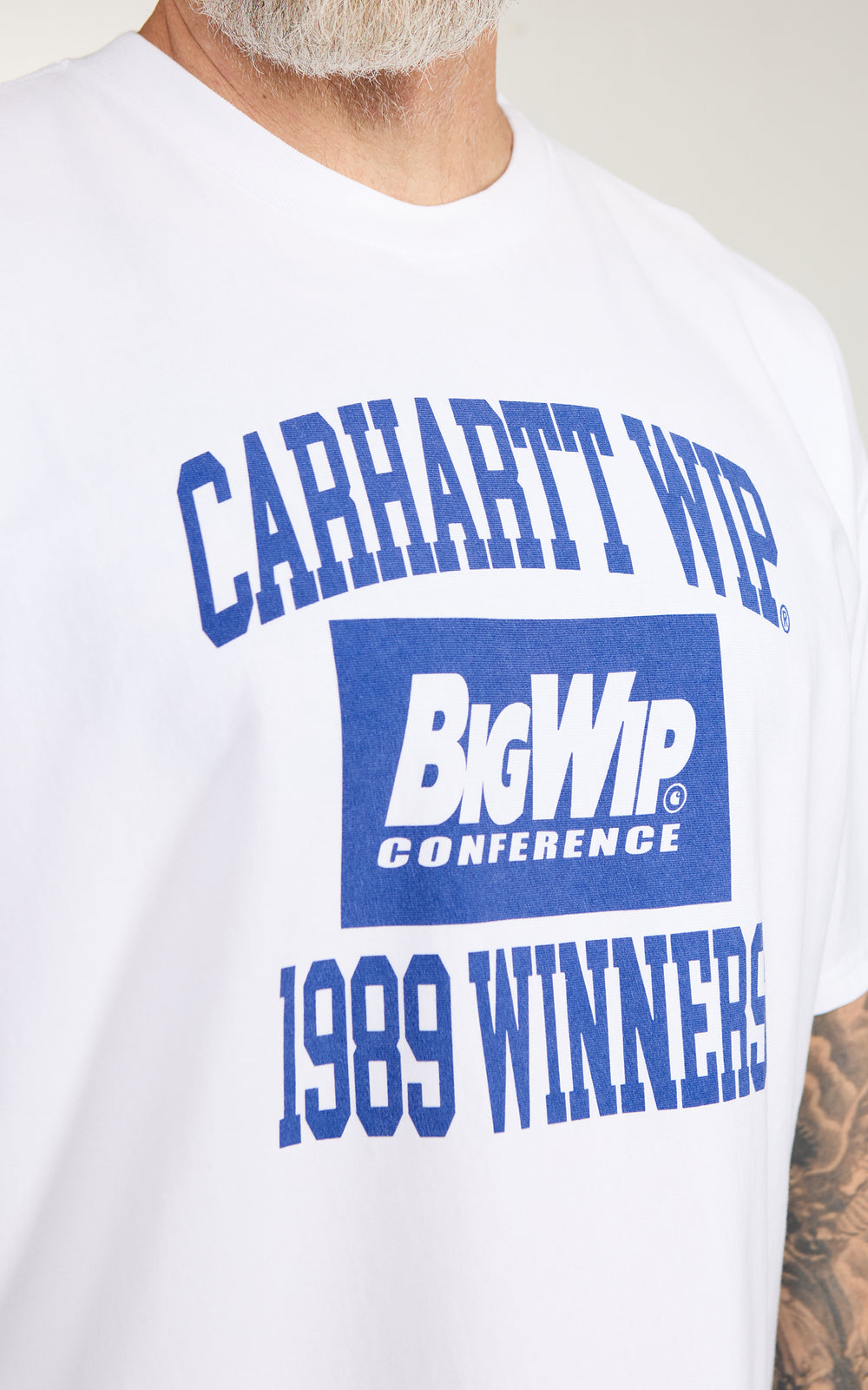 Carhartt WIP S/S 1989 Winners T-Shirt Heavy Stone Wash White