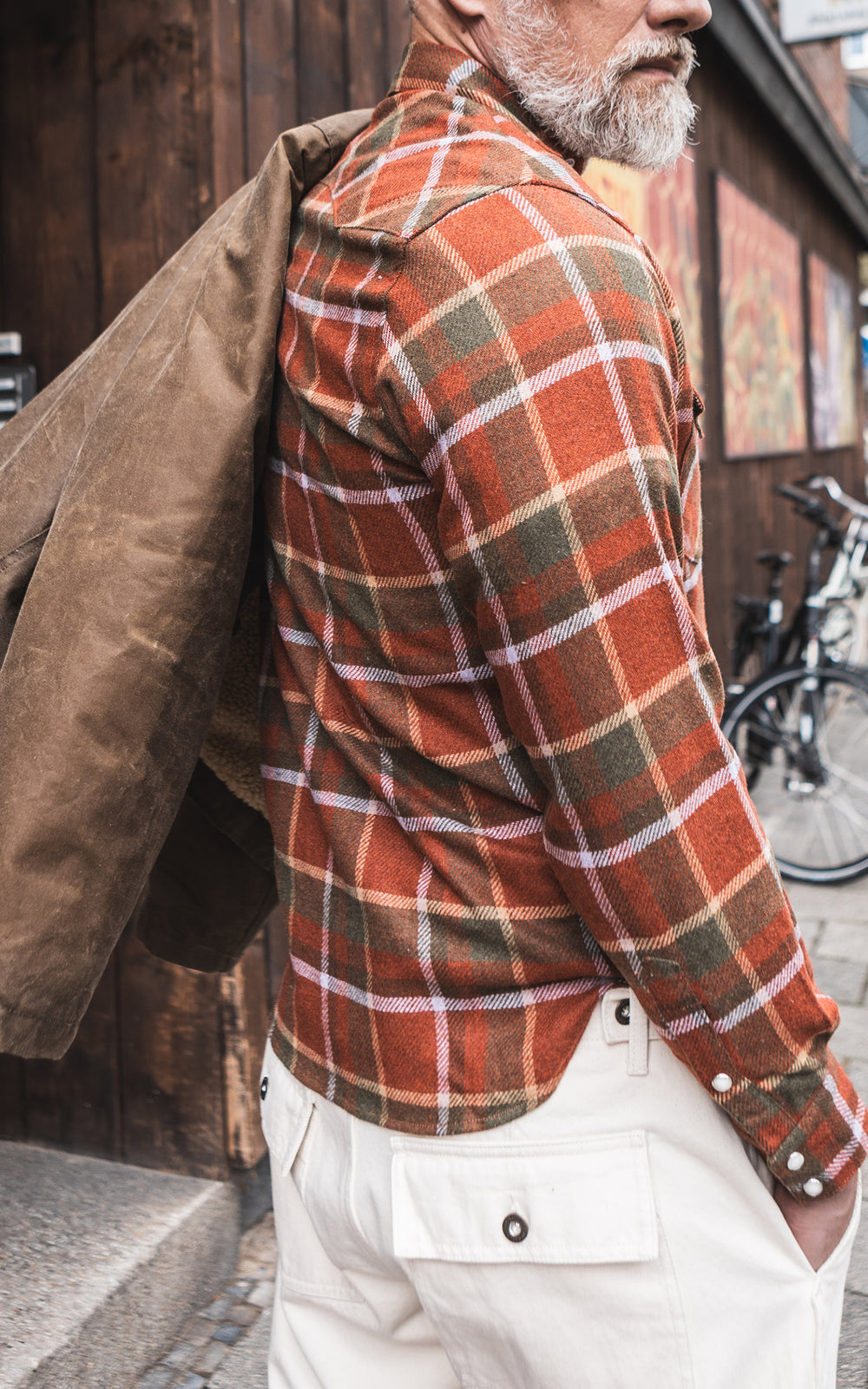 Chesapeake Western Tartan Wollhemd Rost