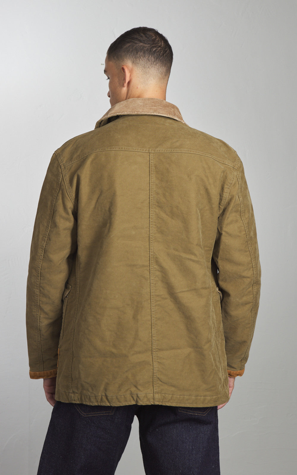 Chesapeake's Jungle Cloth Bedford Fireman Jacket Khaki Green