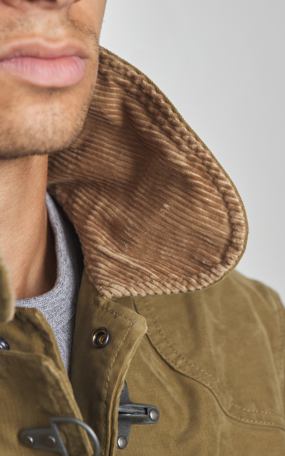 Chesapeake's Jungle Cloth Bedford Fireman Jacket Khaki Green