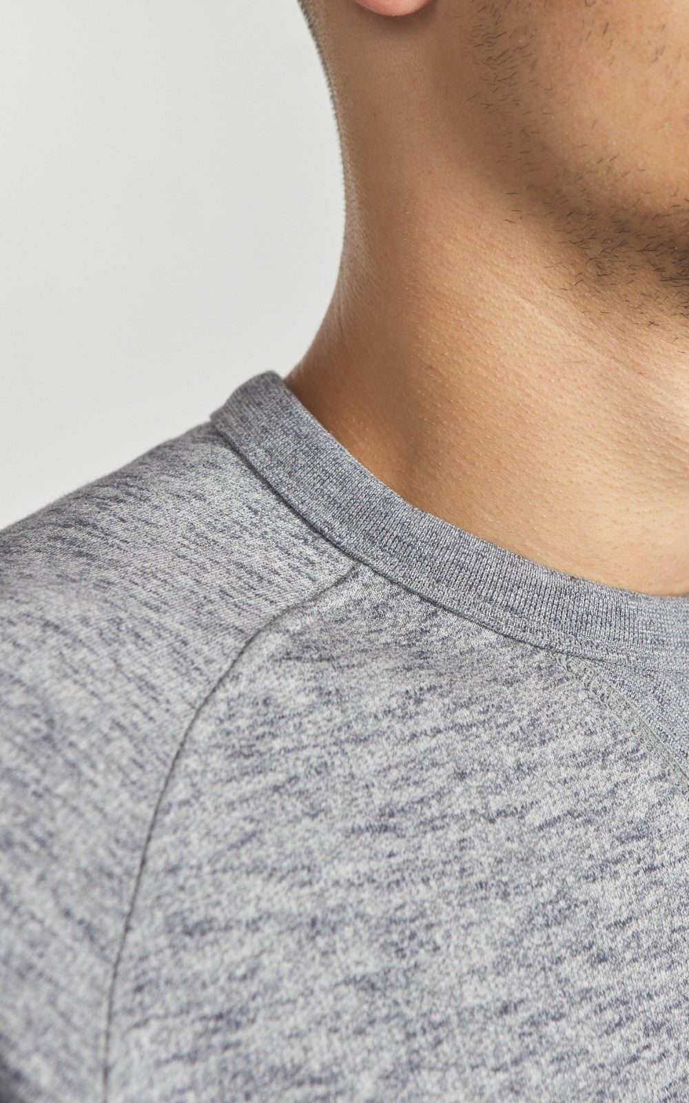 Chesapeake's Spokane Double V Sweatshirt Grey Melange